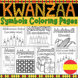 Spanish Symbols of Kwanzaa Coloring Pages - Kwanza Activid