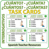 Spanish Task Cards: Cuánto, Cuántos, Cuánta, Cuántas