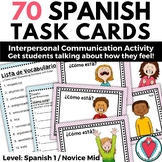 Spanish Adjectives Emotions Vocabulary - Spanish Flashcard