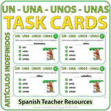 Spanish Task Cards - Los Artículos Indefinidos