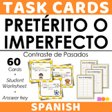 Spanish Task Cards - Preterite vs Imperfect Past Tense - P