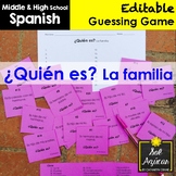 Spanish Task Cards - ¿Quién es? La familia - Family Vocabu