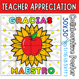 Spanish Teacher Appreciation Week Collaborative Poster - G