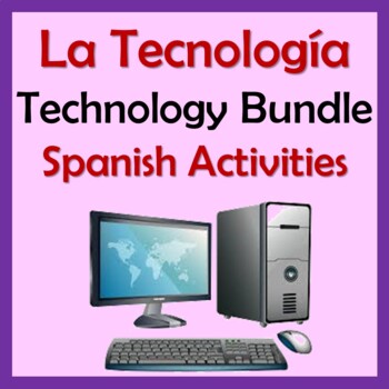 Preview of Spanish Technology & Social Media Bundle - Redes Sociales y Tecnología