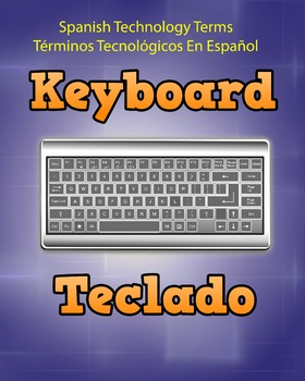 Preview of Spanish Techonology Term - Keyboard