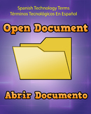 Spanish Techonology Term - Open Document