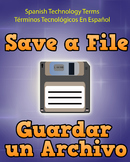 Spanish Techonology Term - Save