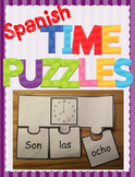 Spanish Time Puzzles - Que Hora Es? - Spanish Telling Time