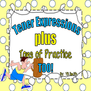 Spanish Tener Expressions PICTURE Notes and Practice Powerpoint BUNDLE