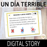 Spanish Tener Que and School Story Boom Cards
