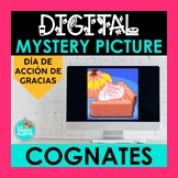 Spanish Thanksgiving Activity Cognates Mystery Picture | S