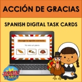 Spanish Thanksgiving BOOM CARDS: Acción de Gracias Vocabulary