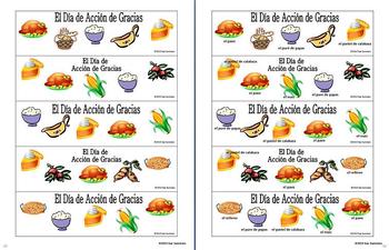 foods for thanksgiving in spanish