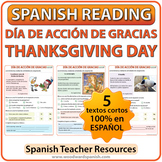 Spanish Thanksgiving Reading - Día de Acción de Gracias