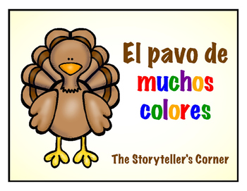 Preview of Spanish Thanksgiving Story - El pavo de muchos colores