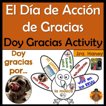 Preview of Spanish Thanksgiving Unit - El Día de Acción de Gracias - Digital Turkey FUN