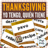 Spanish Thanksgiving Vocab Game | Yo Tengo Quién tiene I h