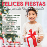 Spanish Thanksgiving and Christmas Activities Bundle