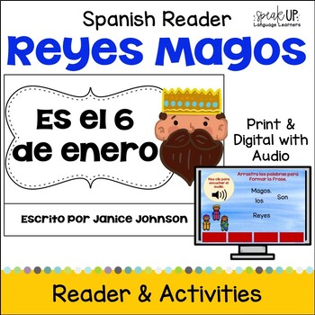 Preview of Spanish Three Kings Day Story Día de los Reyes Magos - Print & Digital w audio