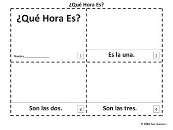 Spanish Readers: ¿Qué hora es? – Creative Teaching Press