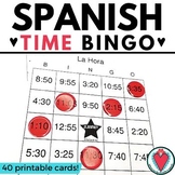 Spanish Time Bingo Game - Telling Time in Spanish - La Hora