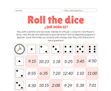Spanish Time Dice Game