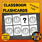 Spanish Time Flashcards Telling Time Flashcards La hora