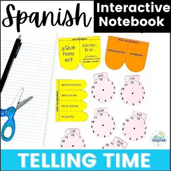 Preview of Spanish Time Interactive Notebook Activities