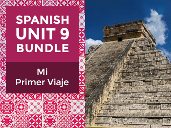 Preview of Spanish Unit 9 Bundle:  Mi Primer Viaje - My First Trip