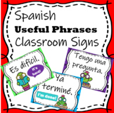 Spanish Useful Phrases Classroom Signs