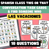 Spanish VACATION THIS or THAT TRAVEL Conversation Task Car
