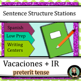 Spanish Vacations: IR in the Preterit & Activities Sentenc