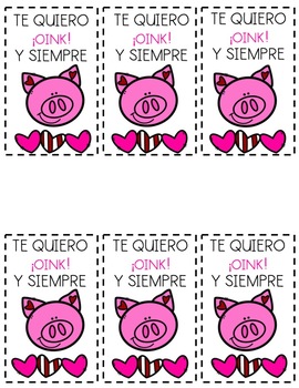 Spanish Valentine Cards by Bilingual Queen Bee | TpT