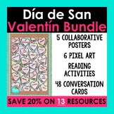 Spanish Valentine's Day Activities Bundle Día de San Valen