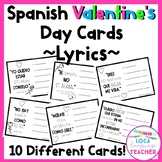 Spanish Valentine's Day Cards Song Lyrics