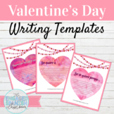 Spanish Valentine's Day Class Decor Writing Prompts