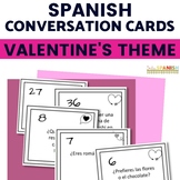 Spanish Class Valentine's Day Conversation Cards Speaking 