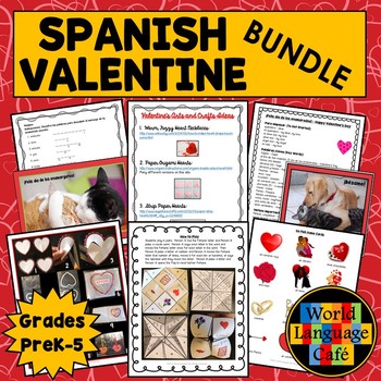 Preview of SPANISH VALENTINES DAY ❤️ Día de San Valentín ❤️ Valentine's Day in Spanish