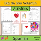 Spanish Valentine's Day - El Día de San Valentín - activit