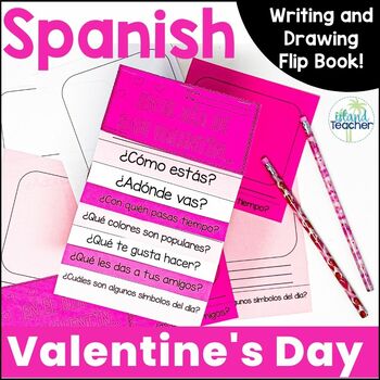 Preview of Spanish Valentines Day Interactive Flip Book