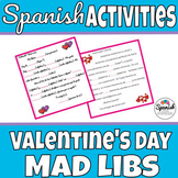 Spanish Valentine's Day  Mad Libs Activity