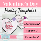 Spanish Valentine's Day Poetry Activities Día de San Valentín