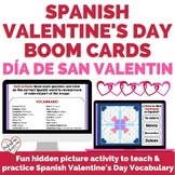 Spanish Valentine's Day Vocabulary Boom Cards Día de San V