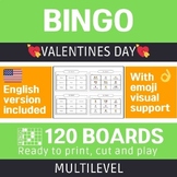 Spanish Valentines BINGO activity