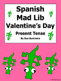 Spanish Valentine's Day Mad Lib Writing Activity