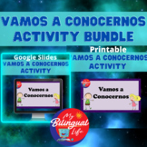 Vamos a Conocernos - Spanish Getting to Know You Game Bundle
