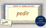 Spanish Verb Conjugation Slides - Pedir
