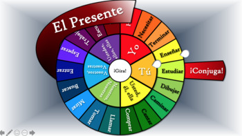 Preview of Spanish Verb Conjugation Spinner