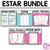 Spanish Verb Estar Worksheets BUNDLE Notes Practice Activi