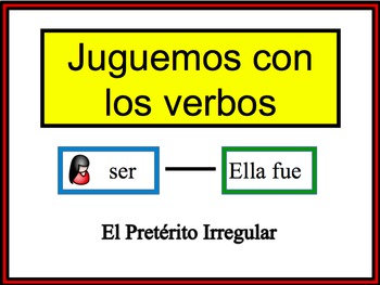 Spanish Preterite (Irregular & Regular) Writing Activity, Powerpoint